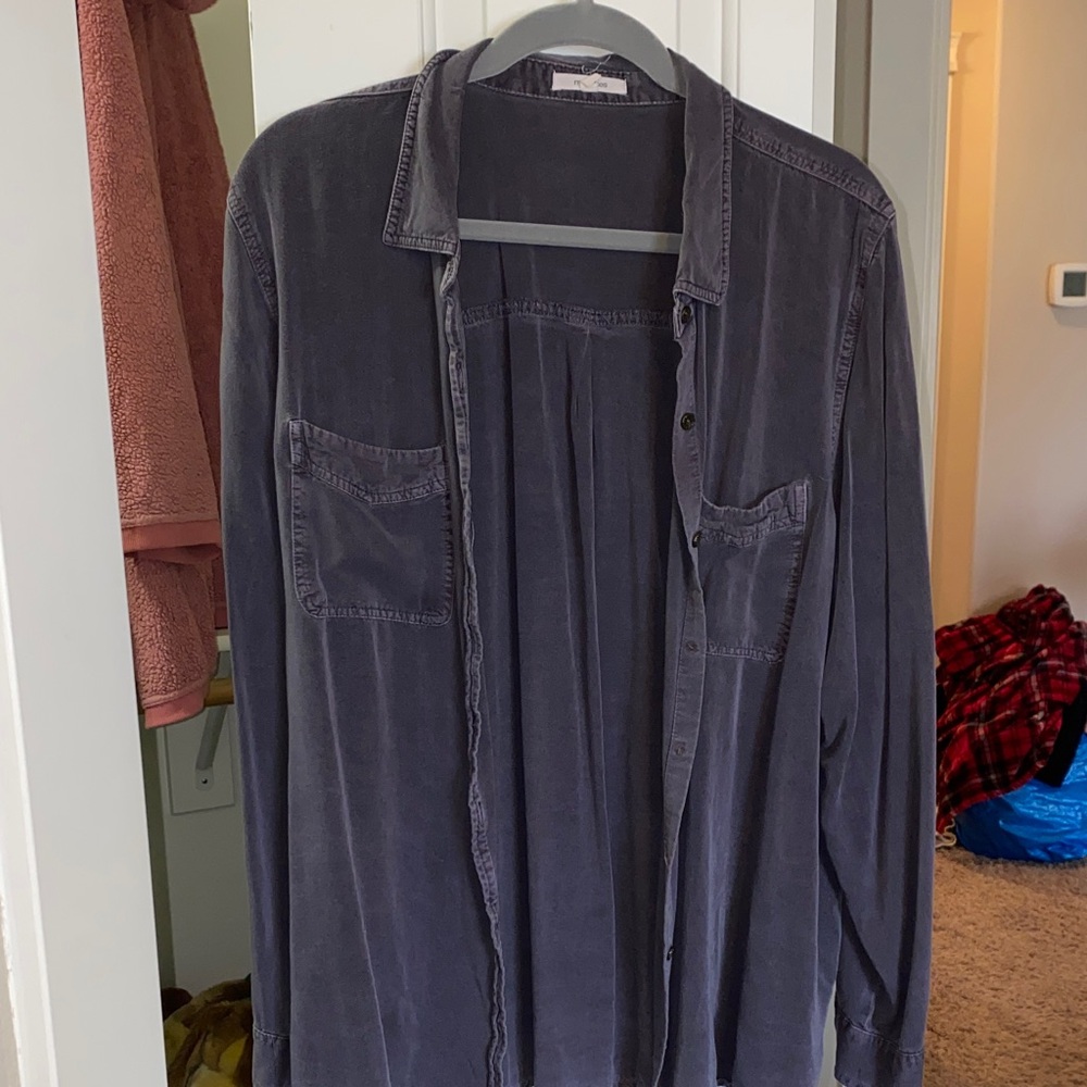 Maurices Women’s Purple Button Up